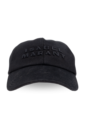 ISABEL MARANT ハンチング・ベレー帽 黒 2305225M0012 セール】コットンニット ベレー帽（ハンチング/ベレー帽